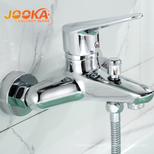 Brass single lever 3 way wall mounted shower hot cold mixer faucets